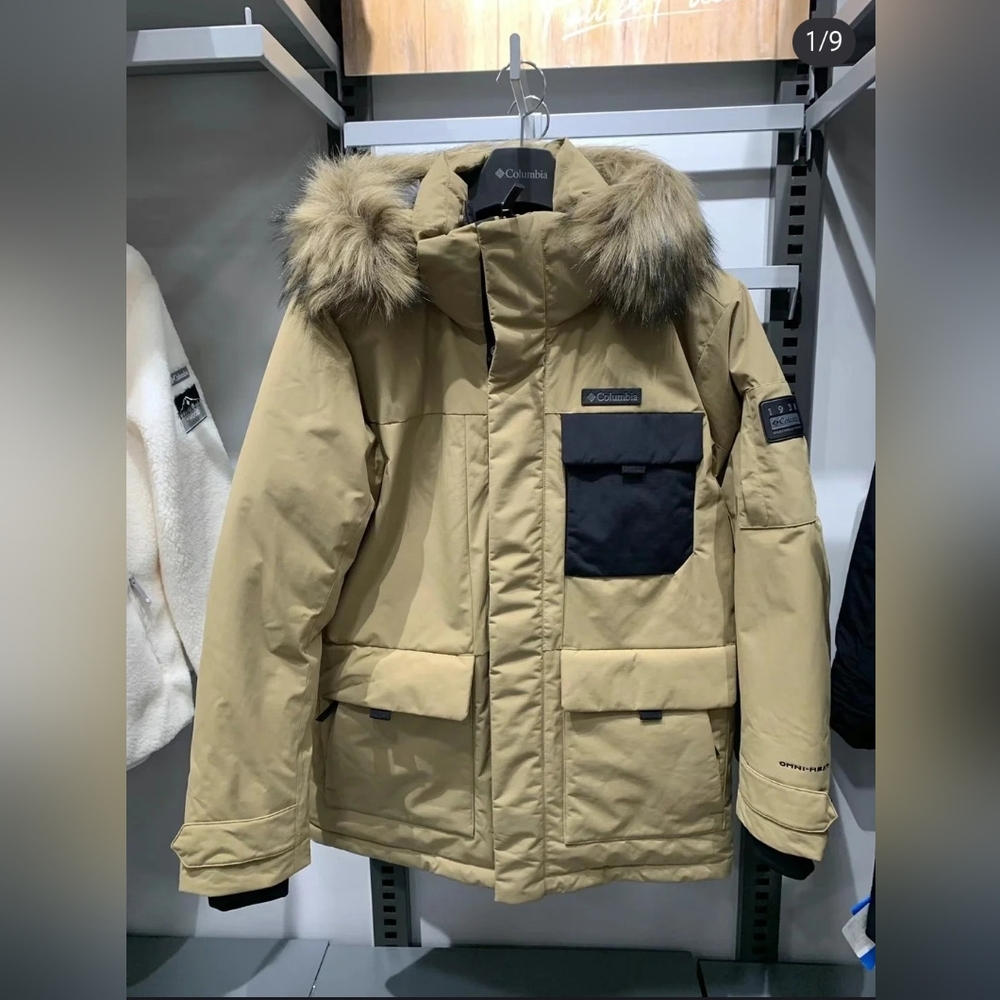 Columbia omiheat down hooded jacket